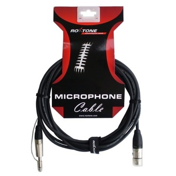 ROXTONE KABEL MIKROFONOWY DMXJ210L10 JACK 6,3 MONO/ GN XLR 10m