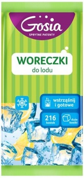 WORECZKI DO LODU GOSIA DUŻE KOSTKI 216 KOSTEK