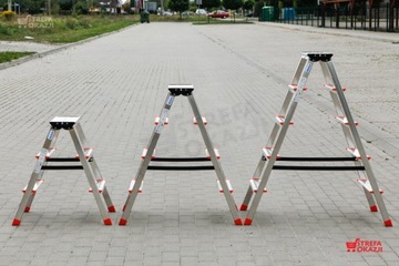 KRAUSE LADDER Лестница складная DOPPLO 2x4 трепс