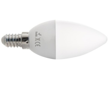 ŻARÓWKA LED SMD E14 230V - 10W ŚWIECZKA NEUTRALNA