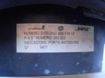 ДВЕРНОЙ ГРОМКОГОВОРИТЕЛЬ LANCIA THESIS BOSE 60661672