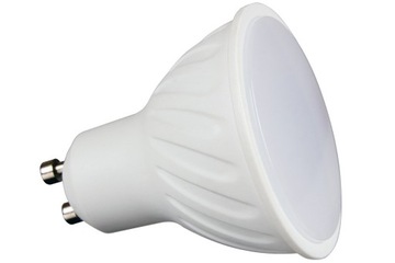 Żarówka LED GU10 6W 4500K BIAŁA NEUTRALNA 660lm 120° Wydajna PREMIUM CCD