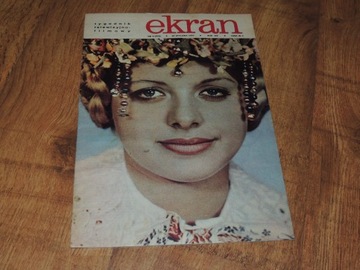 EKRAN 4/1972 Ł. Kowolik, Orson Welles, K. Kutz,