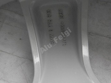 4× DISK HLINÍK BMW OE WZ 199 8.0" X 19" 5X120