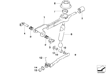 ZESTAW NAPRAWCZY LEWARKA WYBIERAKA BMW E46 E90 E87