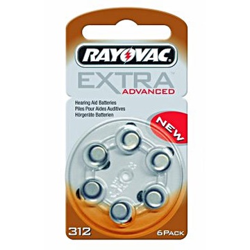 RAYOVAC BATERIE SŁUCHOWE - 312 - WaWa SKLEP 60szt