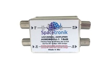 Wzm. liniowy 2x SAT Spacetronik A0202PCU-1 15db