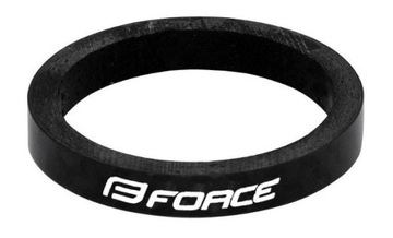 FORCE PODKŁADKA DYSTANS STERU 5mm CARBON 1 1/8''