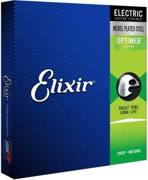 Elixir OPTIWEB 10-52 struny do gitary elektrycznej