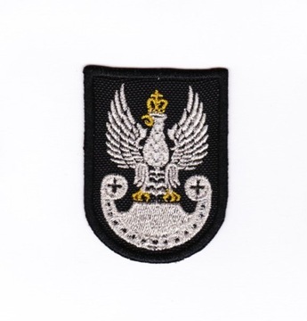 VAR ORZEŁ NA BERET DUŻY CZARNY