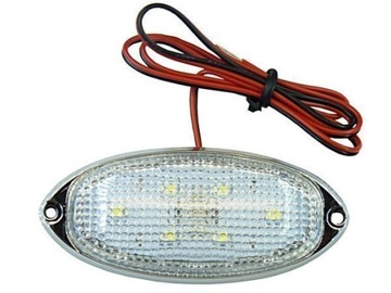 LAMPA LED SMD x 6 Kamper Jacht Przyczepa 12V 24V