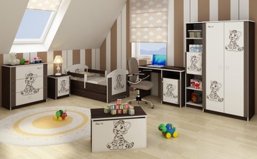 Komplet MEBLI DZIECIĘCYCH łóżko 160x80 5 ELEMENTÓW
