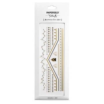 Tatuaż zmotyw złoty wiek golden Paperself kolory
