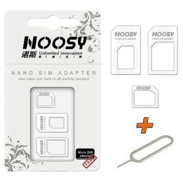Адаптеры для SIM-карт Noosy 3in1 Micro Nano Key - Набор адаптеров для SIM-карт
