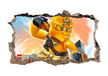 Naklejka plakat na ścianę LEGO NINJAGO ! 120x74 cm