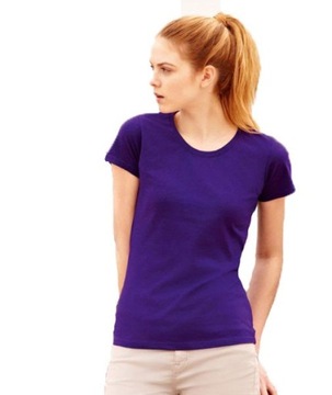 New T-SHIRT DAMSKI FRUIT OF THE LOOM r. M