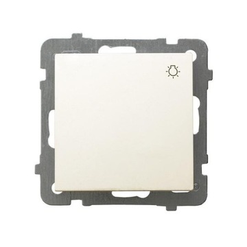 AS ŁP-5G/m/27 - przycisk światło - Ecru, Ospel