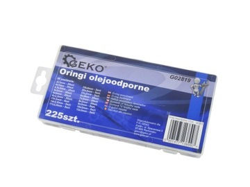 Маслостойкие уплотнительные кольца 225 шт. ГЕКО G02819