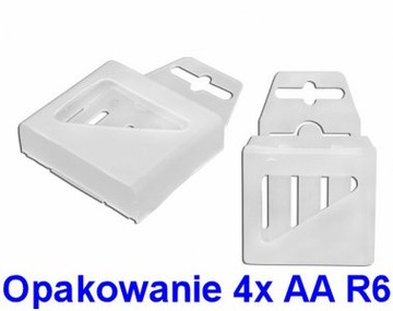 ETUI PUDEŁKO NA BATERIE AKUMULATORKI AA R6 4x BOX