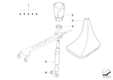 Ручка 6-ступенчатой ​​коробки Performance BMW E46 E81 E87 E90 E91