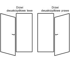 DRZWI WEWNĘTRZNE dwuskrzydłowe PODWÓJNE DONAT BLACK DUO STOLDREW HALIFAX