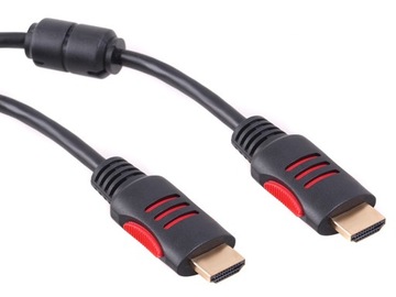 Kabel HDMI - HDMI Przewód 5m 3D 4K FULL HD FILTRY