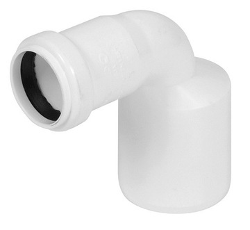 KOLANO KANALIZACYJNE REDUKCYJNE 50/32 mm 90° STOPNI REDUKCJA PP PCV BIAŁE