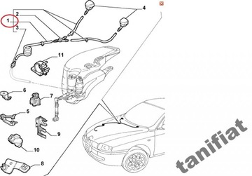 Шланг омывателя Alfa Romeo GT 147
