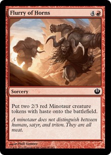 MTG 4x Flurry of Horns