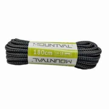 Sznurówki Sznurowadła Trekkingowe 180cm Szare