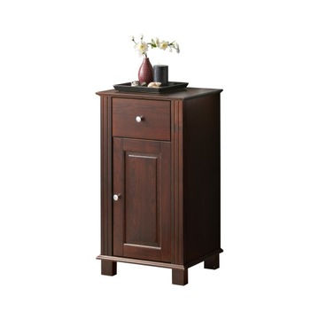 Szafka niska Retro naturalne drewno 1 szuflada
