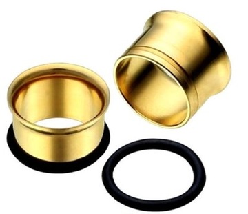 TUNELE-PLUGI-STAL CHIRURGICZNA-19 mm TUNEL ZŁOTY
