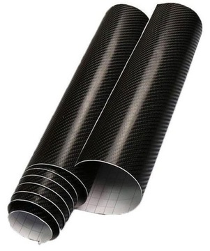 Carbon Karbon 4D Foil Black Veener 152x10 см