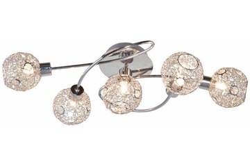 Lampa plafon chrom połysk 5xG9 Reality Kymberly