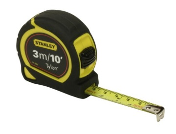 РУЛЕТКА STANLEY TYLON 3M-10FT/12.7MM ПЛАСТИКОВЫЙ КОРПУС [L]