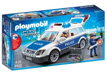 Набор PLAYMOBIL CITY ACTION 6920 ПОЛИЦЕЙСКАЯ АВТОМОБИЛЬ для детей 4-10 лет