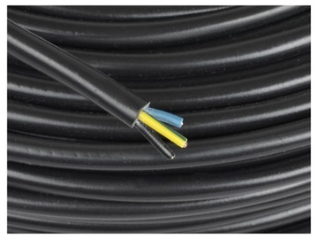Kabel Okrągły elektryczny, ziemny YKY Elektrokabel 3 x 2,5 ( 1 szt= 20 mb)