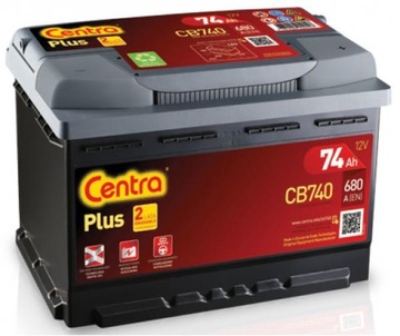 AKUMULATOR CENTRA CB740 74AH 680A