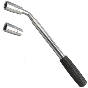 ТЕЛЕСКОПИЧЕСКИЙ КОЛЕСНЫЙ КЛЮЧ 1/2 ФУТА УСИЛЕННЫЙ + НАСАДКИ 17 19 21 23 мм ПРОЧНЫЕ