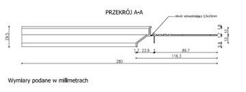 SOPRO OB 265 DRIP CORNER 90-е INT. СЕРЫЙ