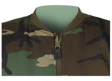 КУРТКА ПИЛОТ MA1 FLYERS FLEK CAMO WOODLAND XL