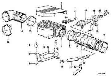 Guma przepływomierza BMW E34 E32 730 735 530 535