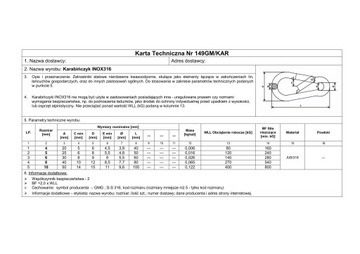 КИСЛОСТОЙКИЙ КАРАБИН 10ММ - 1 шт.