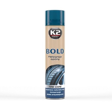 K2 BOLD TIRE CARE СПРЕЙ ДЛЯ УХОДА ЗА ШИНАМИ 600 МЛ