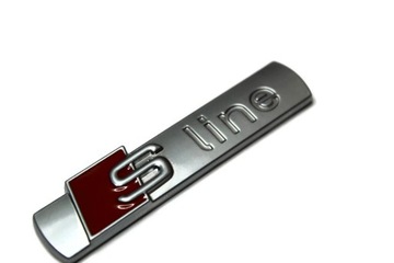 EMBLEMAT ZNACZEK AUDI S LINE SLINE MATOWY METALOWY
