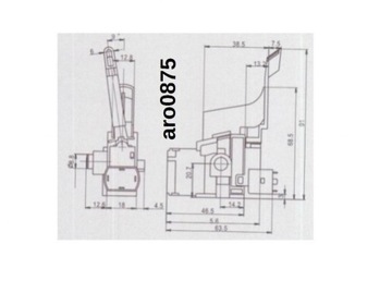 Переключатель BOSCH GBH 2-24 2 DSR DFR RLE GSH 500 CSB