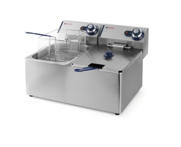 FRYTOWNICA KITCHEN LINE 2x8L ELEKTRYCZNA HENDI 205839