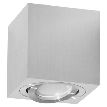 Oprawa NATYNKOWA ruchoma GU10 LED Plafon SREBRNY