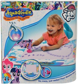 AQUADOODLE Duża Mata Wodna Pony KUCYKI FIGURKA XXL