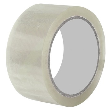 TAŚMA PAKOWA 48mm/50Y TRANSPARENT AKRYL 1SZT. ŁÓDŹ